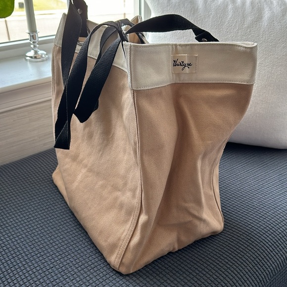 Thirty-One Canvas Storage Tote - Picture 3 of 4